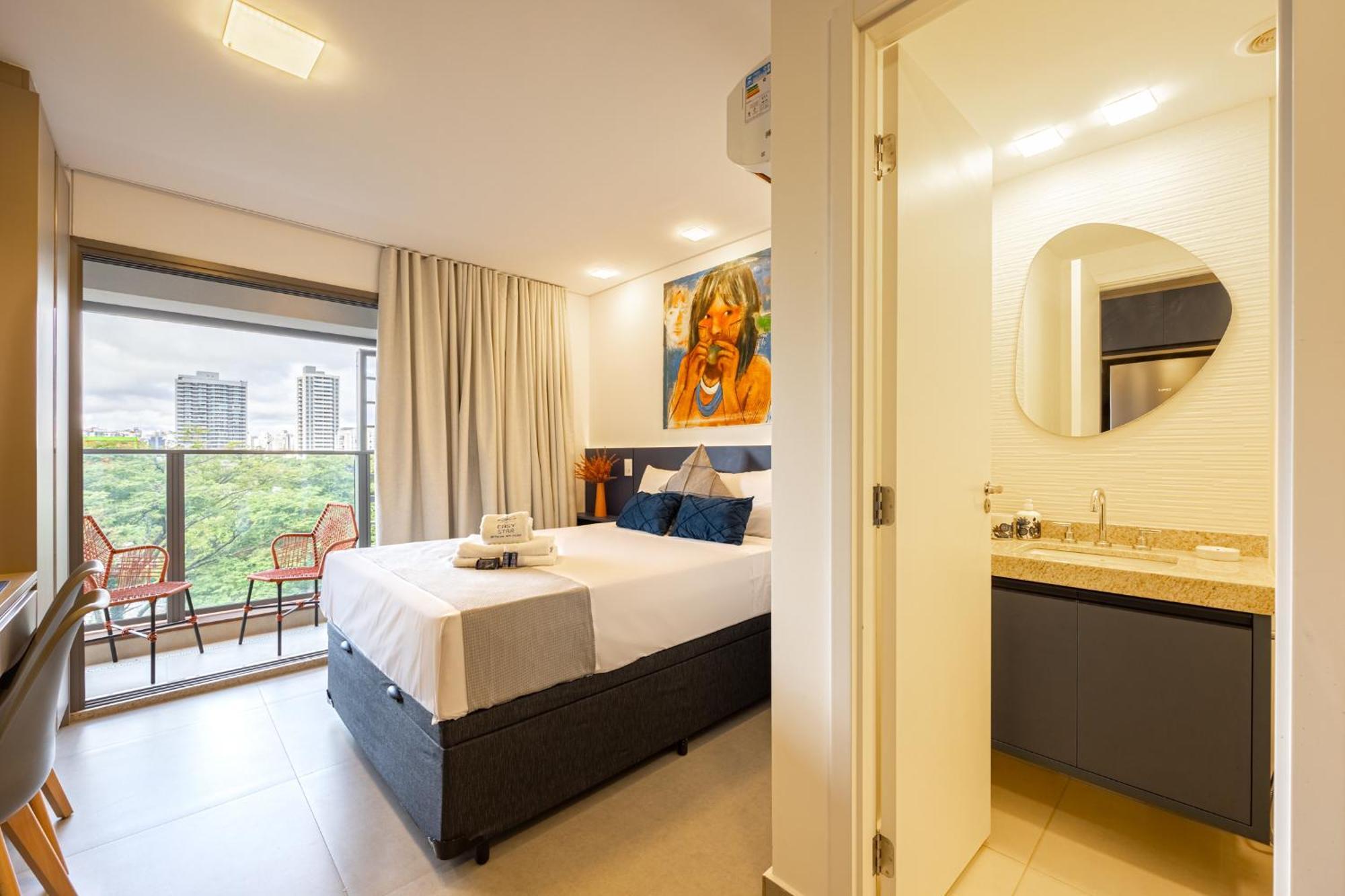 Apartamento Easy Star - Lindo Iluminado No Brooklin - Fe01i São Paulo