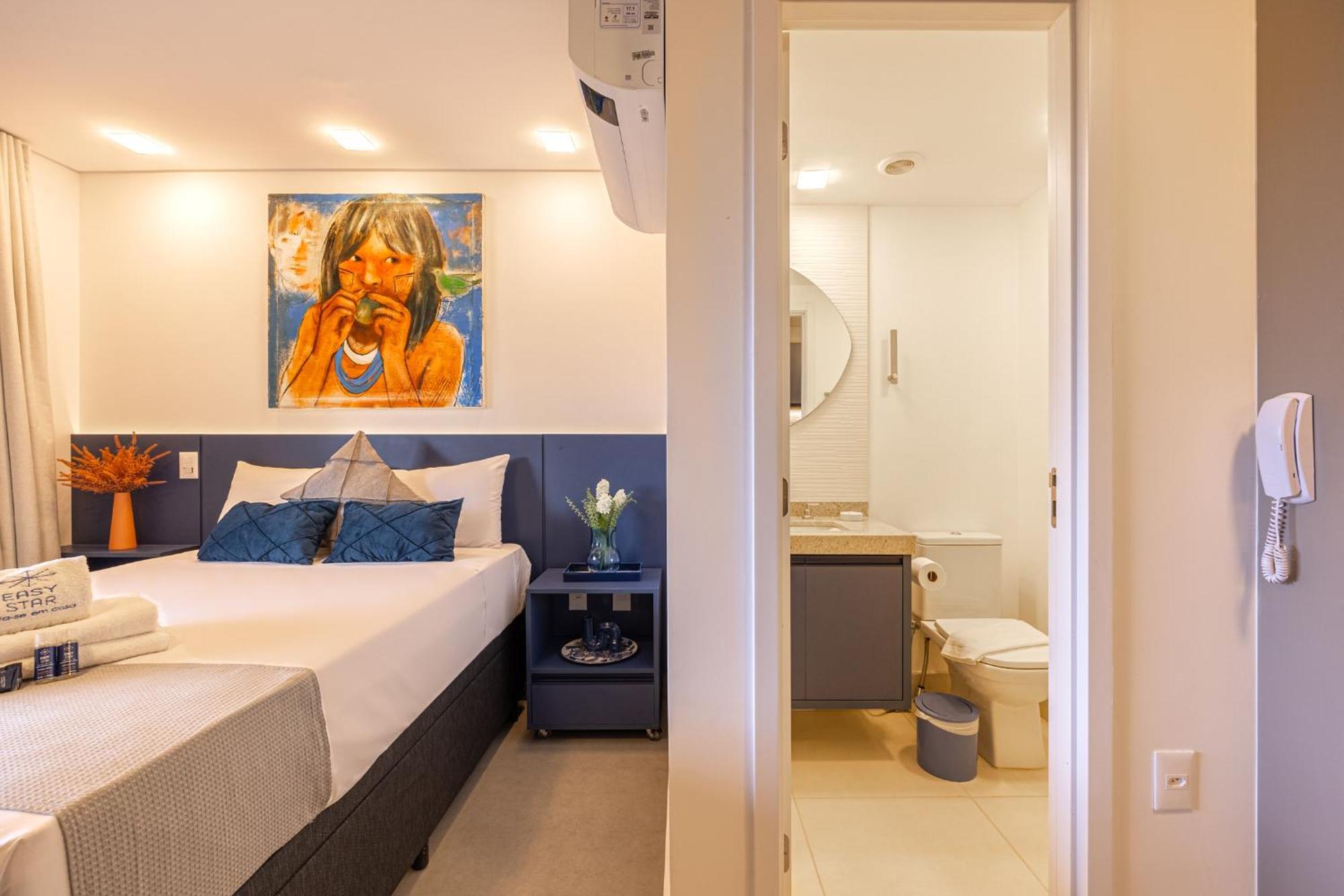 Easy Star - Lindo Iluminado No Brooklin - Fe01i Apartamento