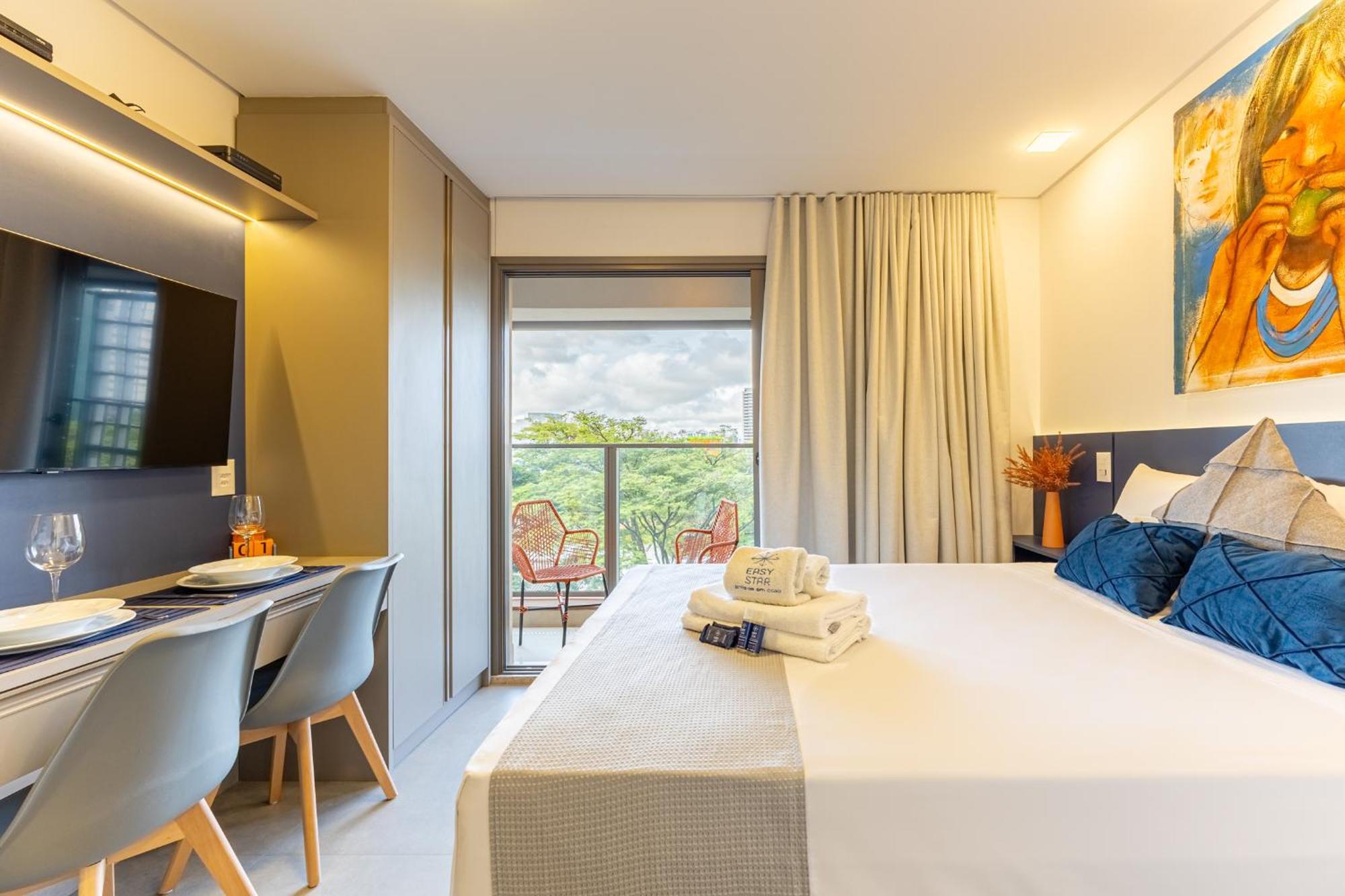 Apartamento Easy Star - Lindo Iluminado No Brooklin - Fe01i São Paulo